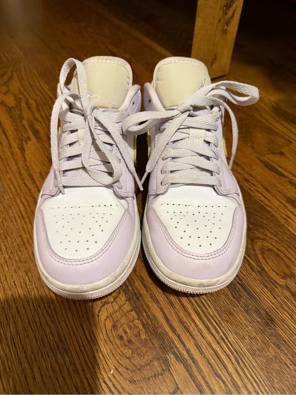 Nike Women’s Jordan’s Lavender, White and yellow